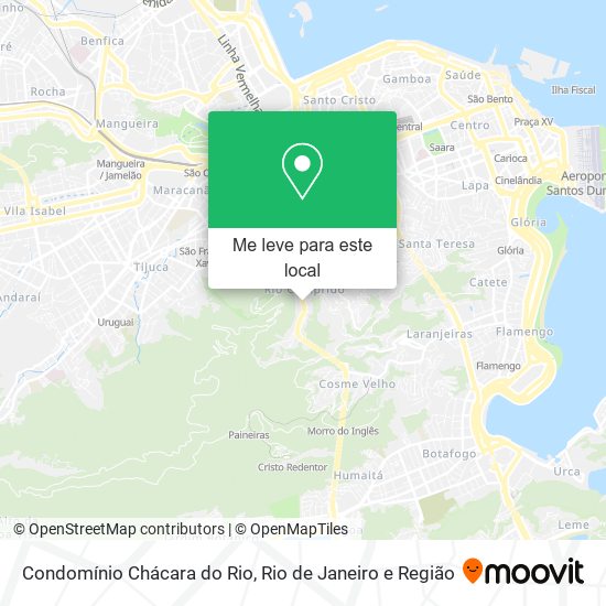 Condomínio Chácara do Rio mapa