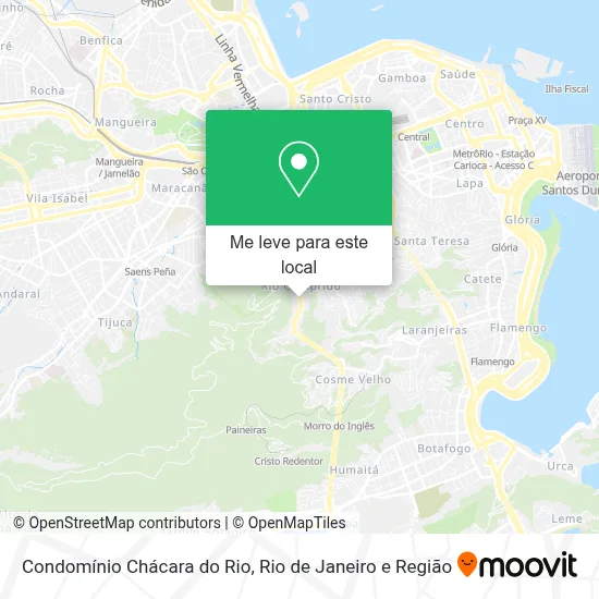 Condomínio Chácara do Rio mapa