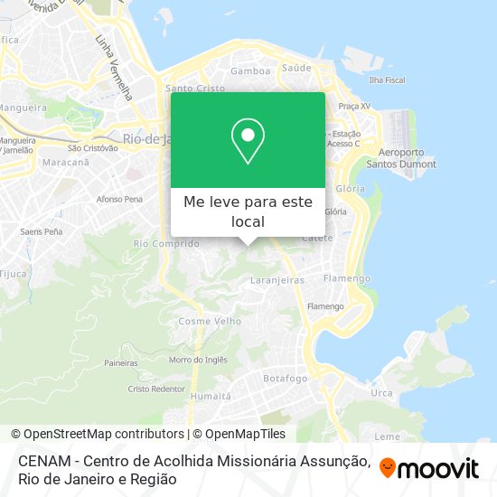 CENAM - Centro de Acolhida Missionária Assunção mapa