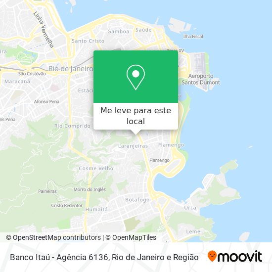 Banco Itaú - Agência 6136 mapa