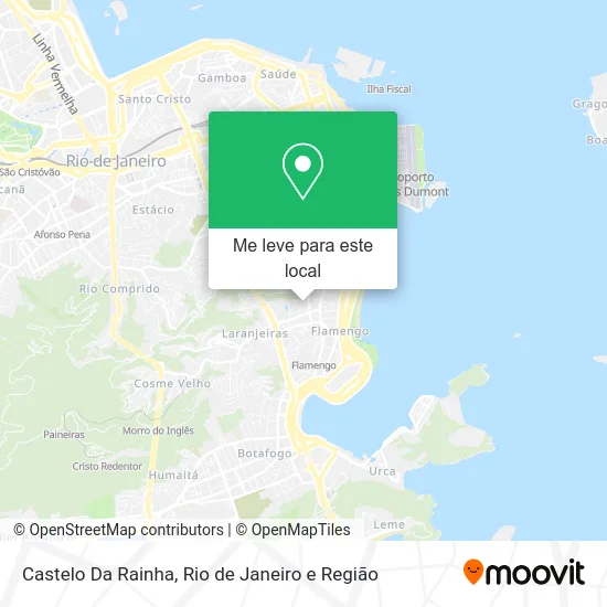 Castelo Da Rainha mapa