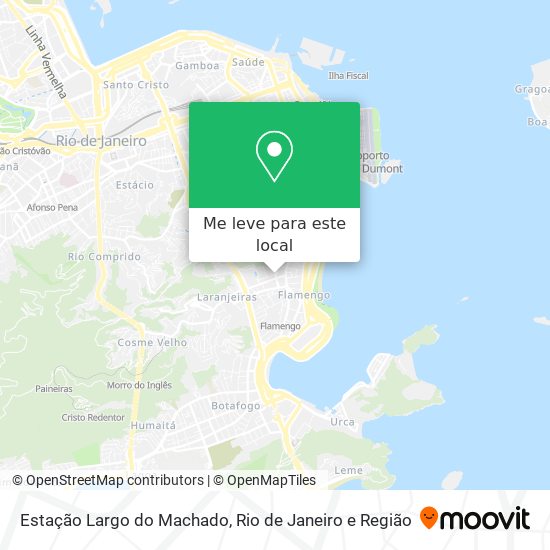 Estação Largo do Machado mapa
