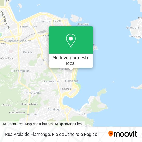 Rua Praia do Flamengo mapa