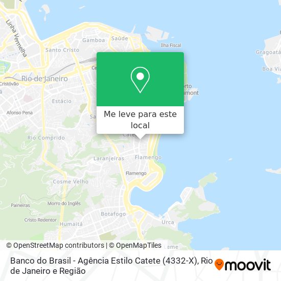 Banco do Brasil - Agência Estilo Catete (4332-X) mapa