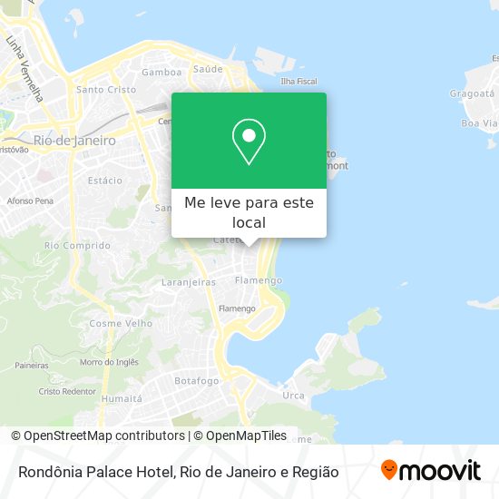 Rondônia Palace Hotel mapa