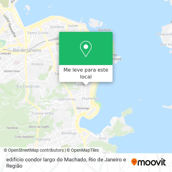 edifício condor largo do Machado mapa