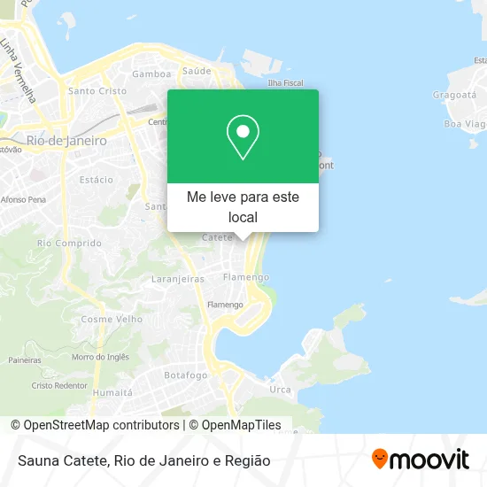Sauna Catete mapa