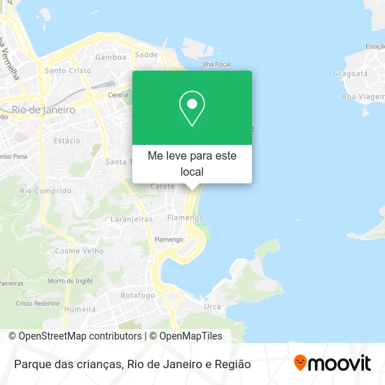 Parque das crianças mapa