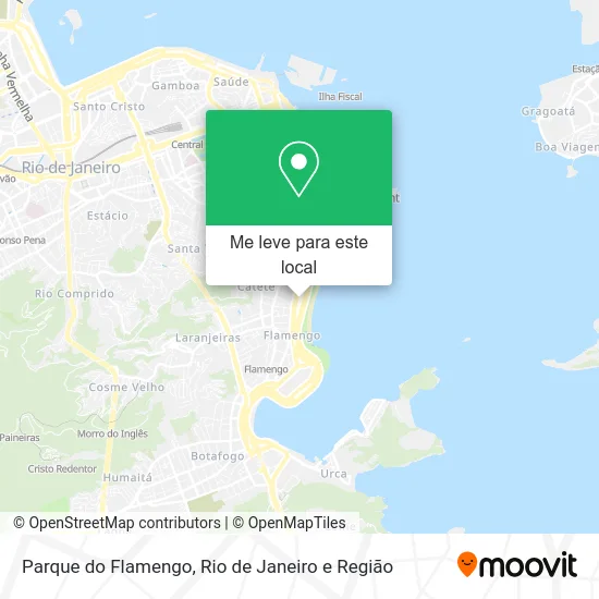 Parque do Flamengo mapa