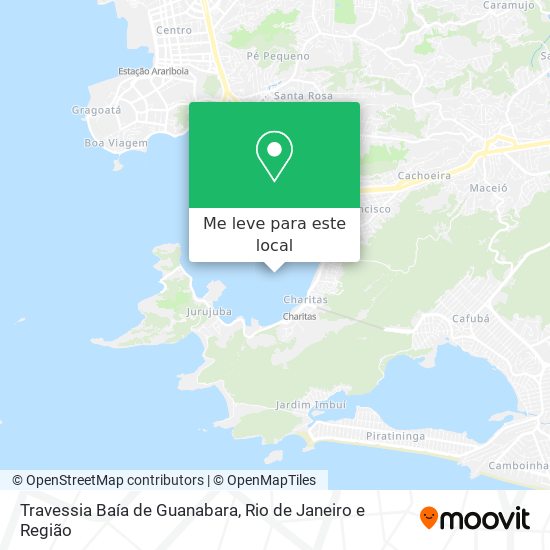 Travessia Baía de Guanabara mapa