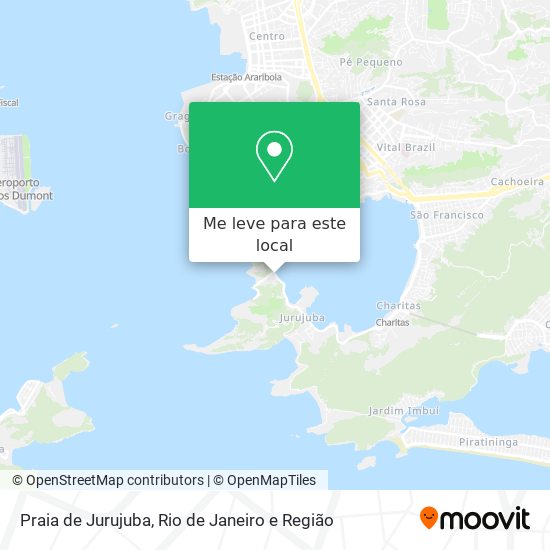 Praia de Jurujuba mapa