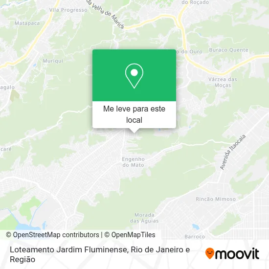 Loteamento Jardim Fluminense mapa