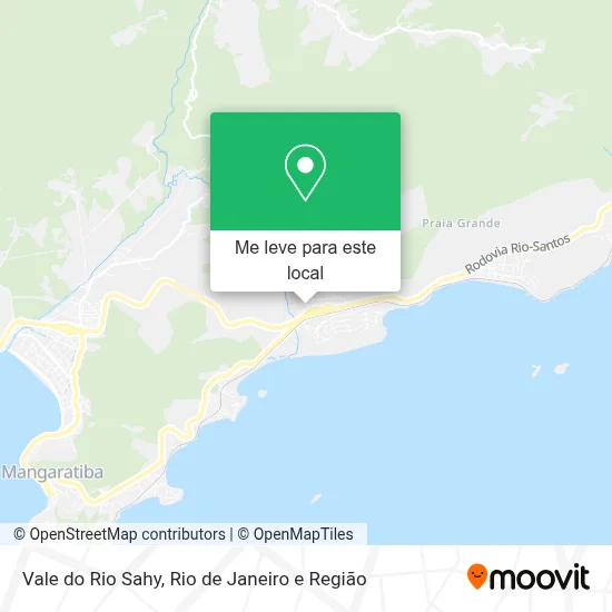 Vale do Rio Sahy mapa