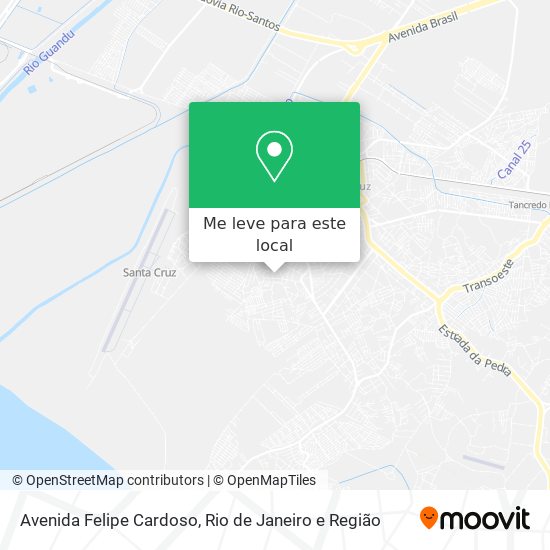 Avenida Felipe Cardoso mapa