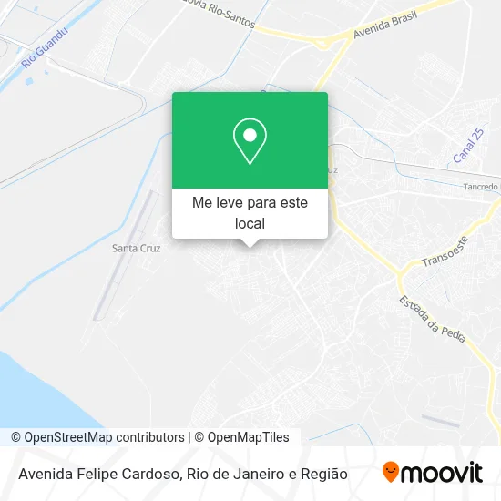 Avenida Felipe Cardoso mapa