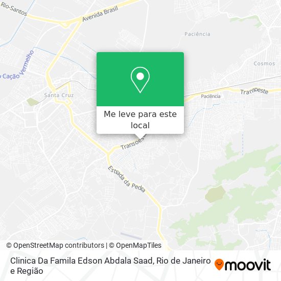 Clinica Da Famila Edson Abdala Saad mapa