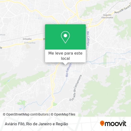 Aviário Filó mapa