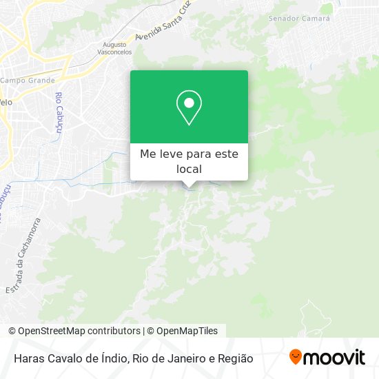Haras Cavalo de Índio mapa