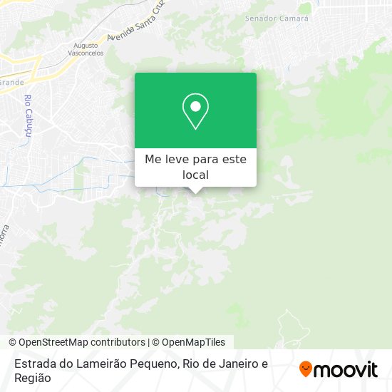 Estrada do Lameirão Pequeno mapa