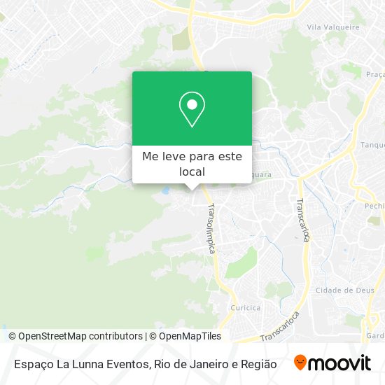 Espaço La Lunna Eventos mapa