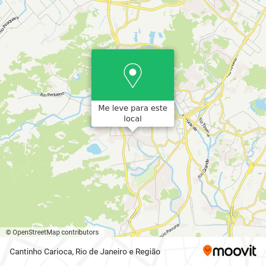 Cantinho Carioca mapa