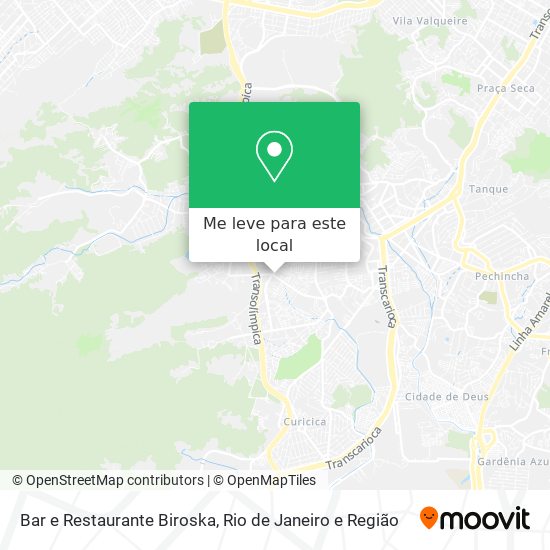 Bar e Restaurante Biroska mapa