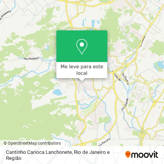 Cantinho Carioca Lanchonete mapa