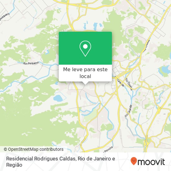 Residencial Rodrigues Caldas mapa