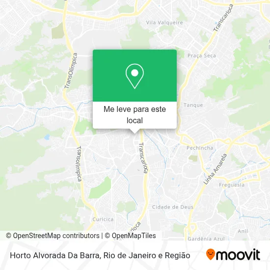 Horto Alvorada Da Barra mapa