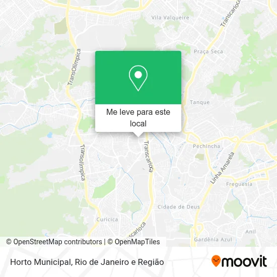 Horto Municipal mapa