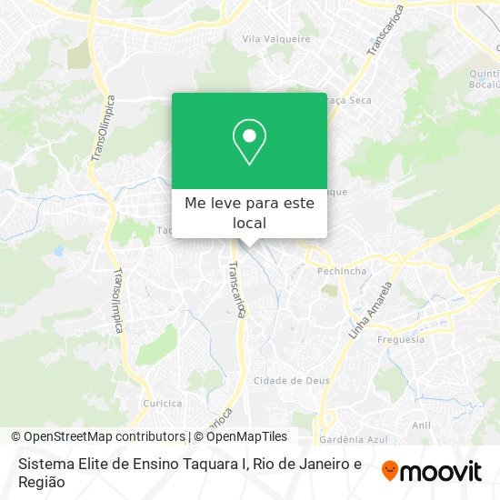 Sistema Elite de Ensino Taquara I mapa