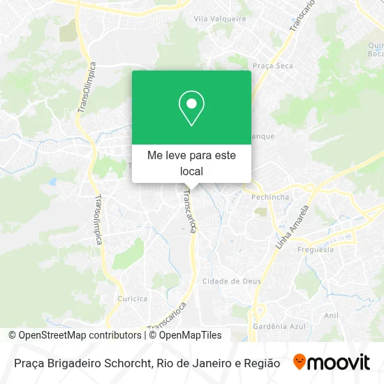 Praça Brigadeiro Schorcht mapa