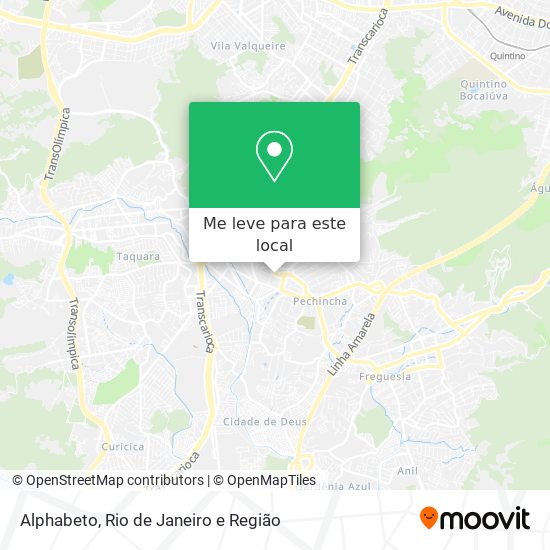 Alphabeto mapa