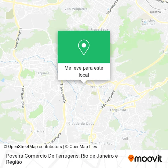Poveira Comercio De Ferragens mapa