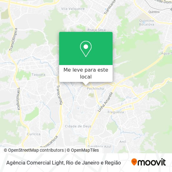 Agência Comercial Light mapa