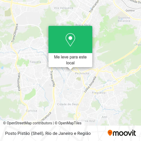 Posto Pistão (Shell) mapa