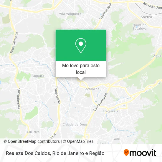 Realeza Dos Caldos mapa