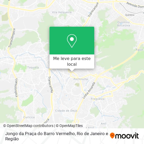 Jongo da Praça do Barro Vermelho mapa