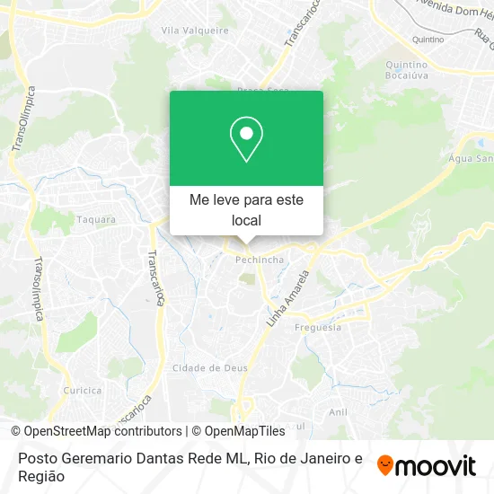Posto Geremario Dantas Rede ML mapa