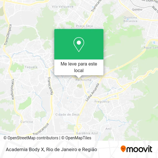 Academia Body X mapa