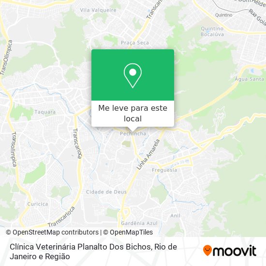 Clínica Veterinária Planalto Dos Bichos mapa