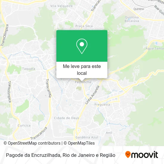 Pagode da Encruzilhada mapa