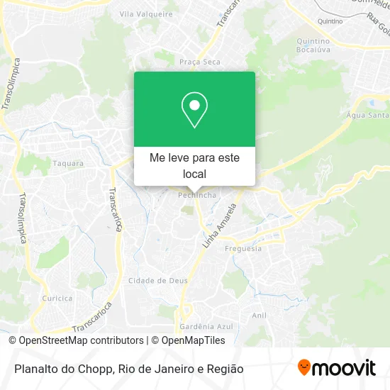 Planalto do Chopp mapa