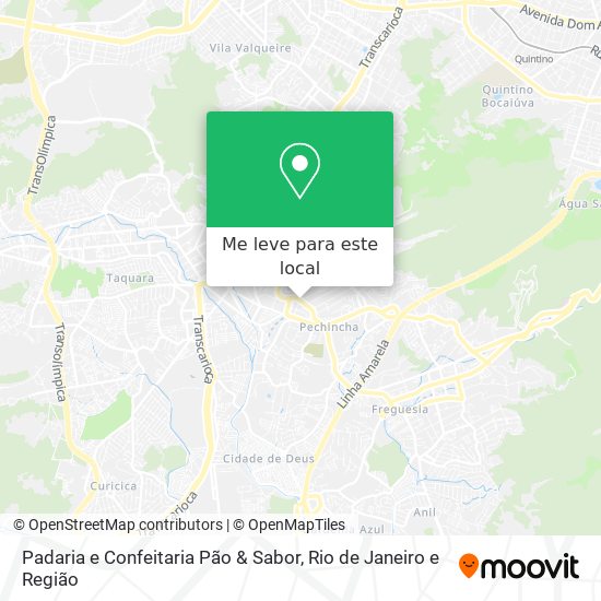 Padaria e Confeitaria Pão & Sabor mapa