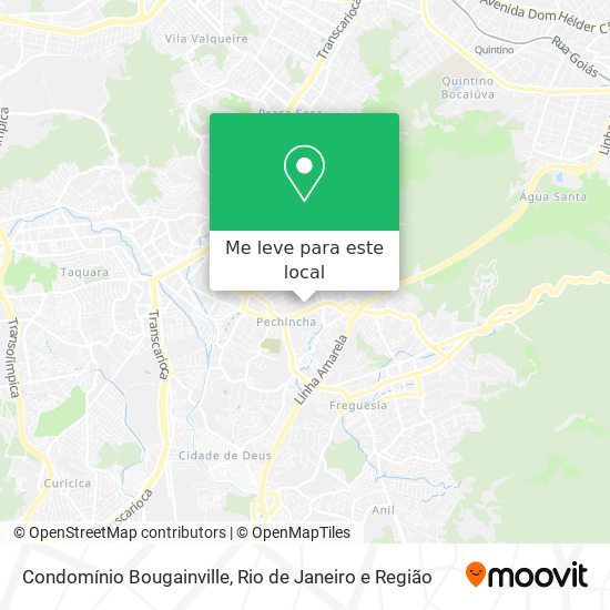 Condomínio Bougainville mapa