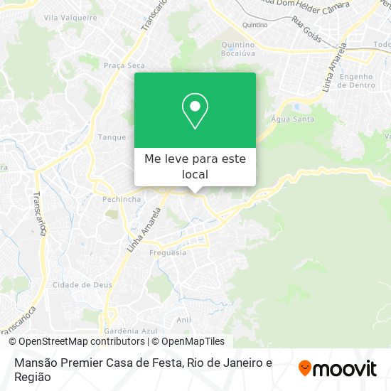 Mansão Premier Casa de Festa mapa