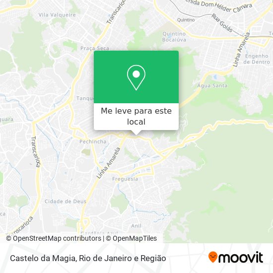 Castelo da Magia mapa