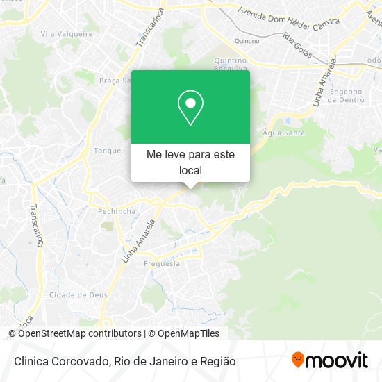 Clinica Corcovado mapa