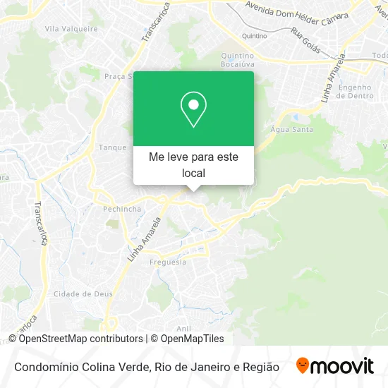 Condomínio Colina Verde mapa