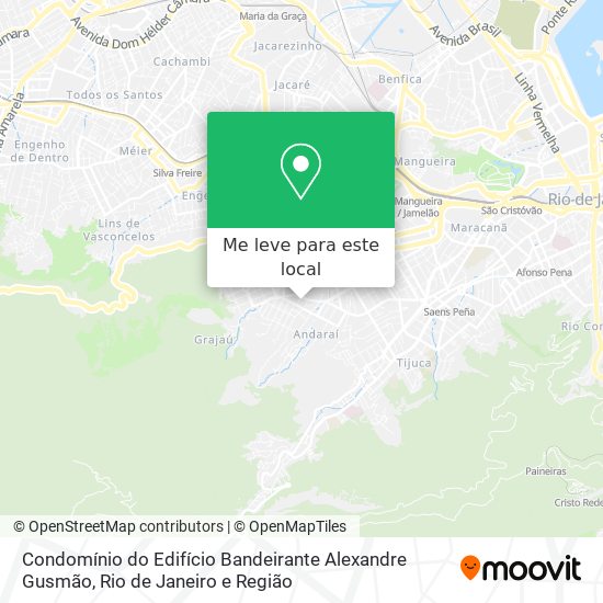 Condomínio do Edifício Bandeirante Alexandre Gusmão mapa